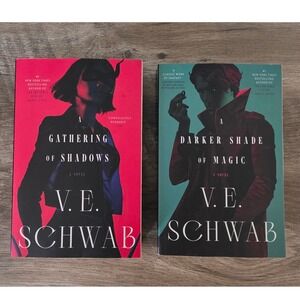 V.E. Schwab Shades of Magic Book Set A Darker Shade of Magic Gathering of Shadow